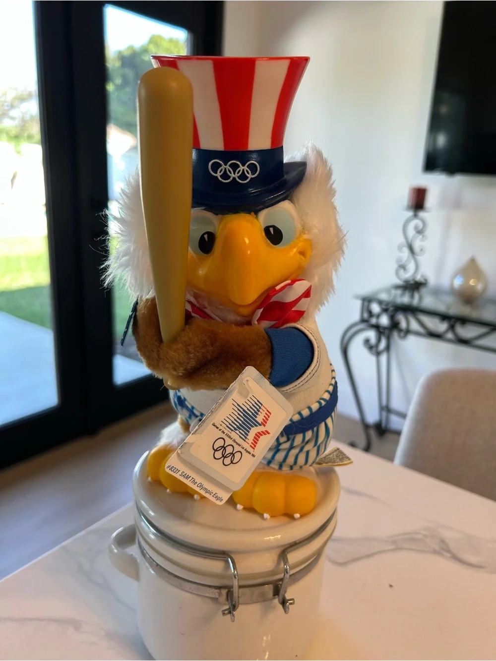 Applause 1980 Olympic Uncle Sam Eagle- Red, White & Blue